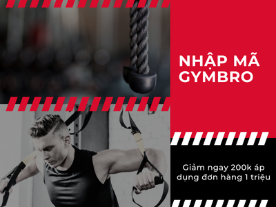 MÃ GYMBRO GIẢM PHỤ KIỆN GYM